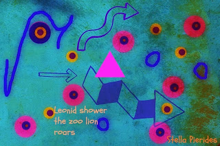 Leonid Shower,haiga,poetry,poem,haiku,