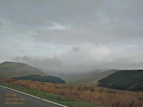 hill fog,Brecon Beacons,