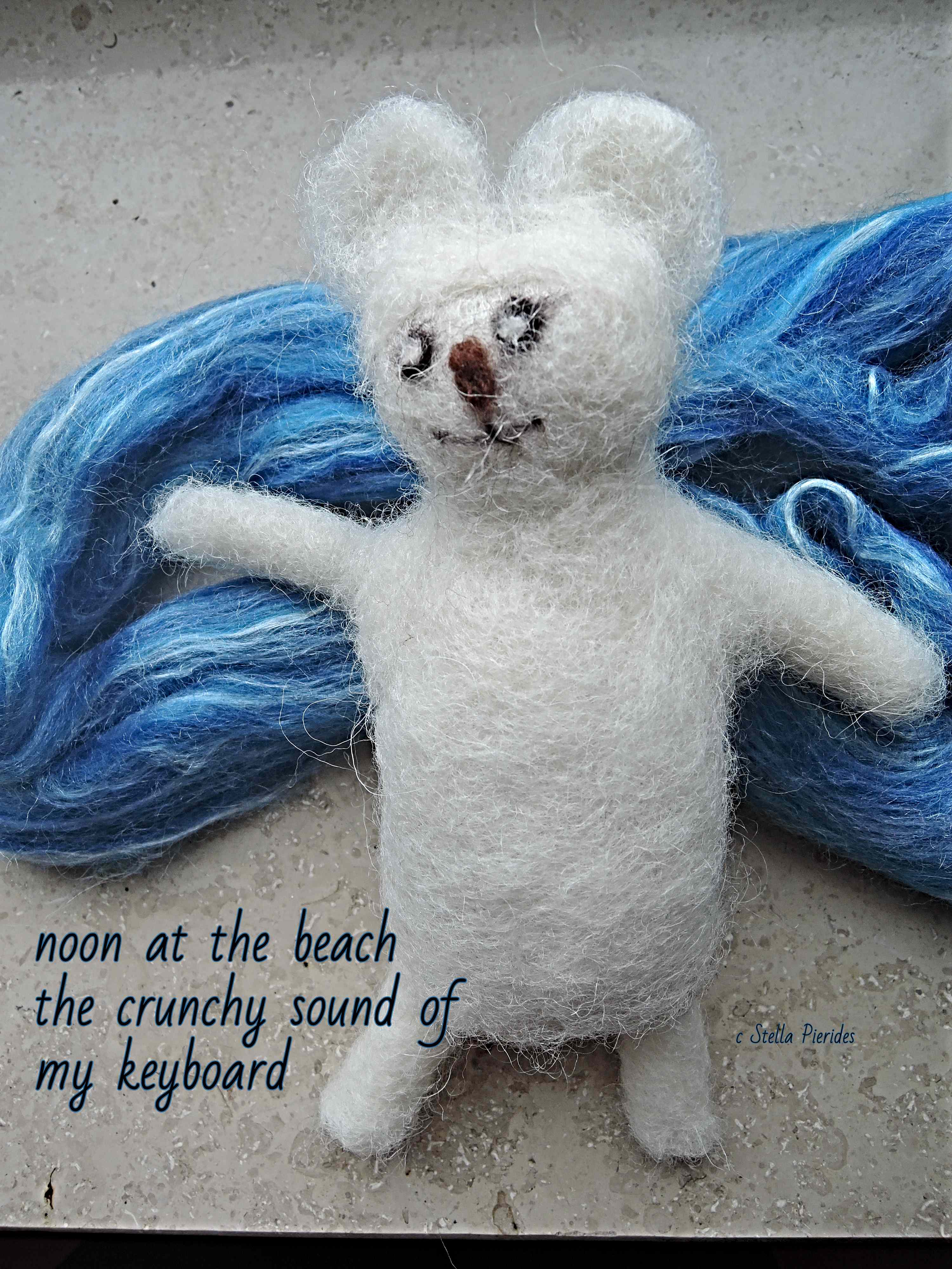 haiga, wool ar, haikufeltings,